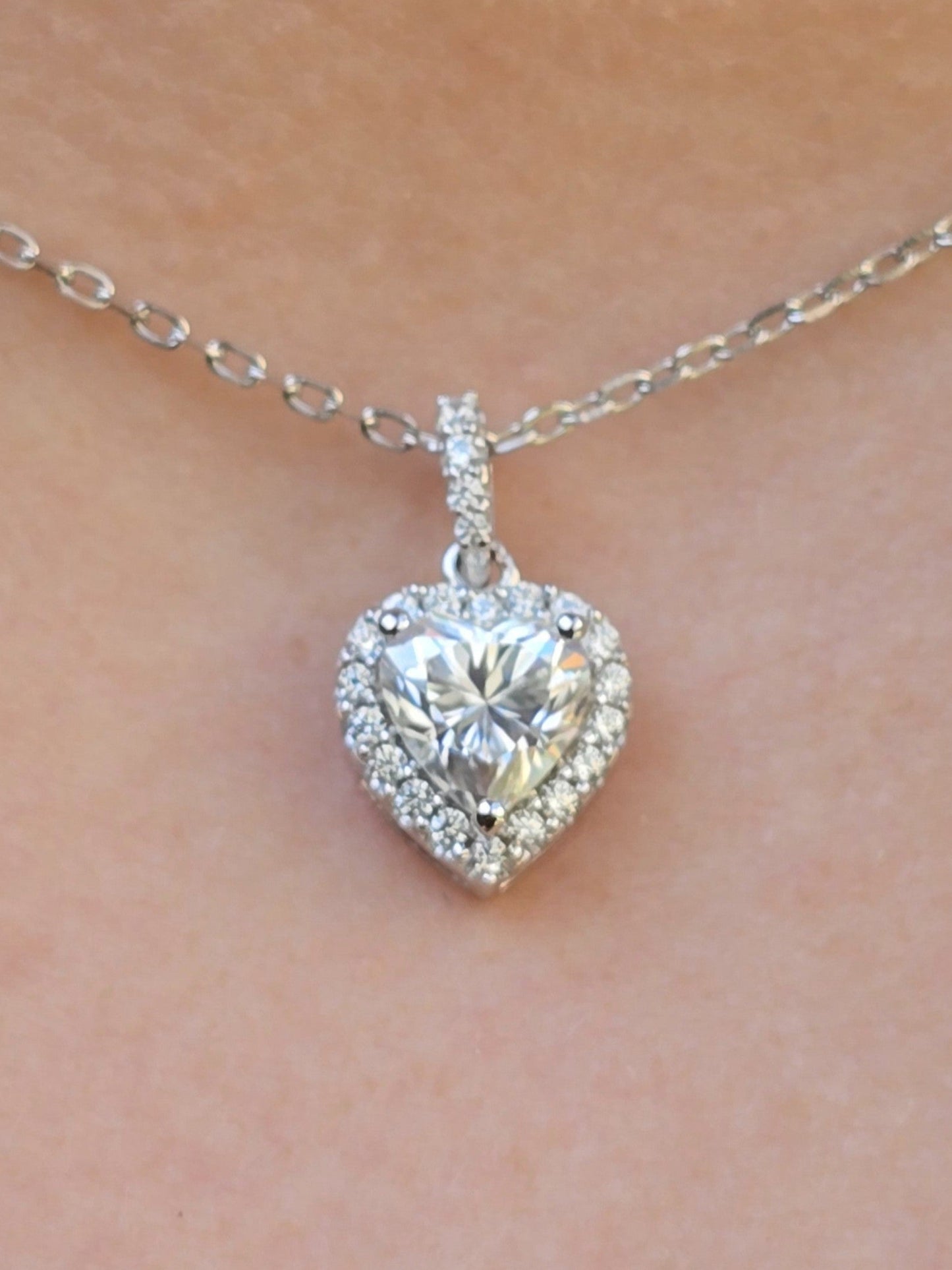 Collar Heart Stone