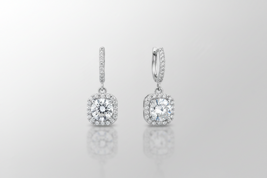 Pendiente Moissanita Luma Drop Pequeño