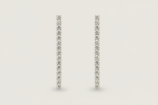 Pendiente Moissanita Stellar Flow